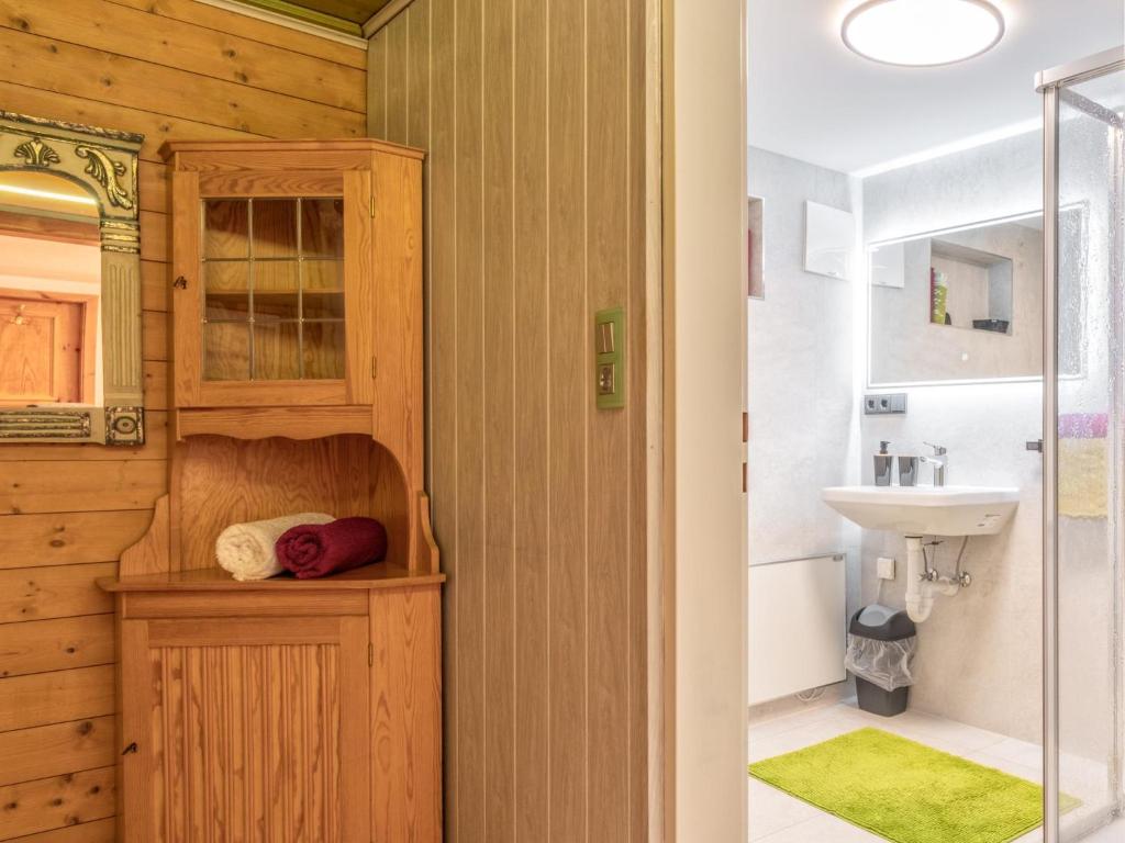 Kúpeľňa v ubytovaní Hintermühltalhof