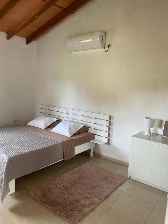 Postel nebo postele na pokoji v ubytování Haus 2