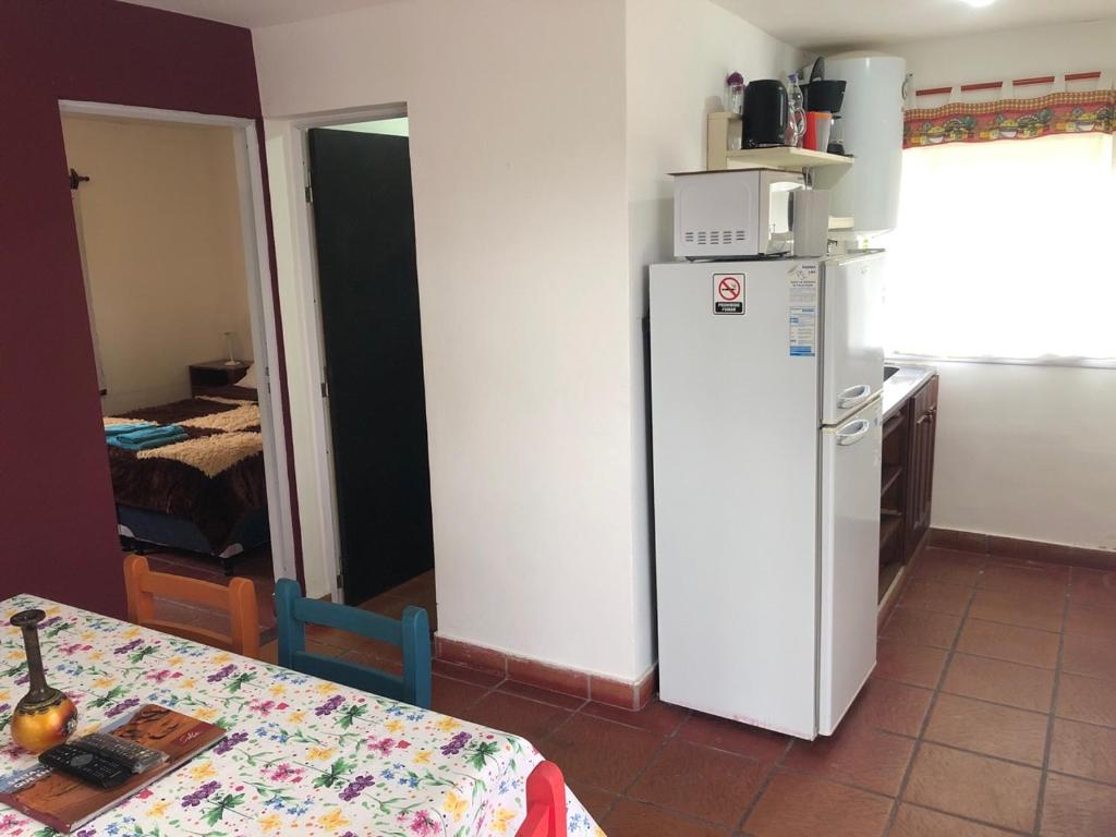 Kuchyň nebo kuchyňský kout v ubytování Casitas de Campo Wara kusi