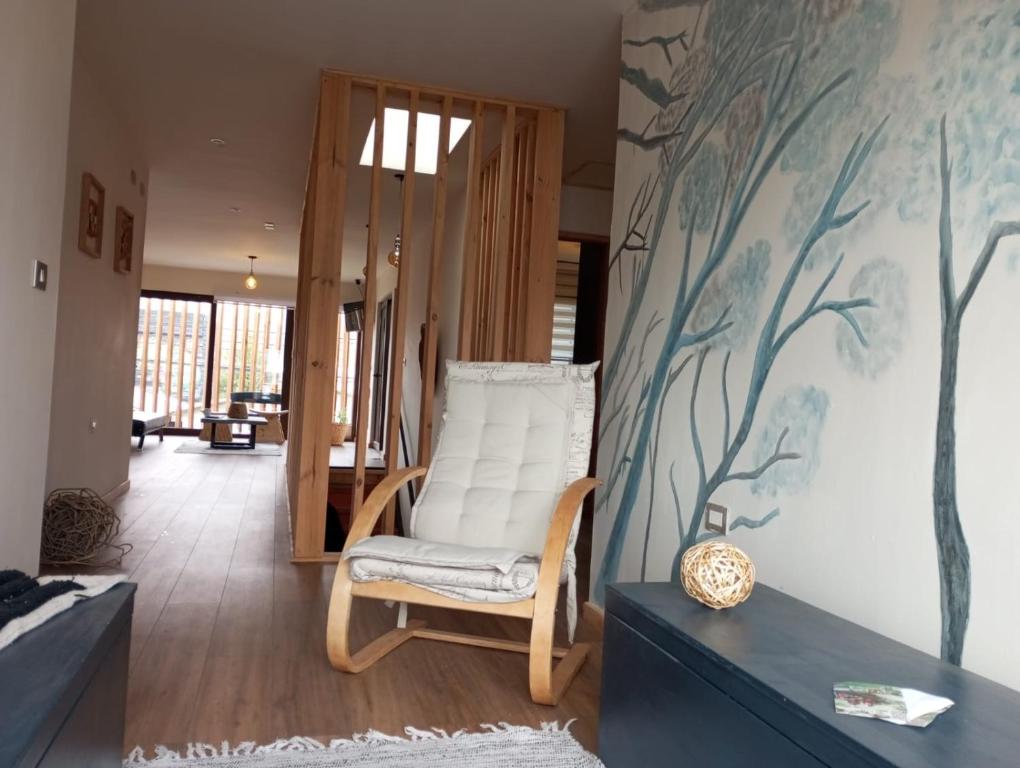 Posezení v ubytování Casa Boqui Hostal