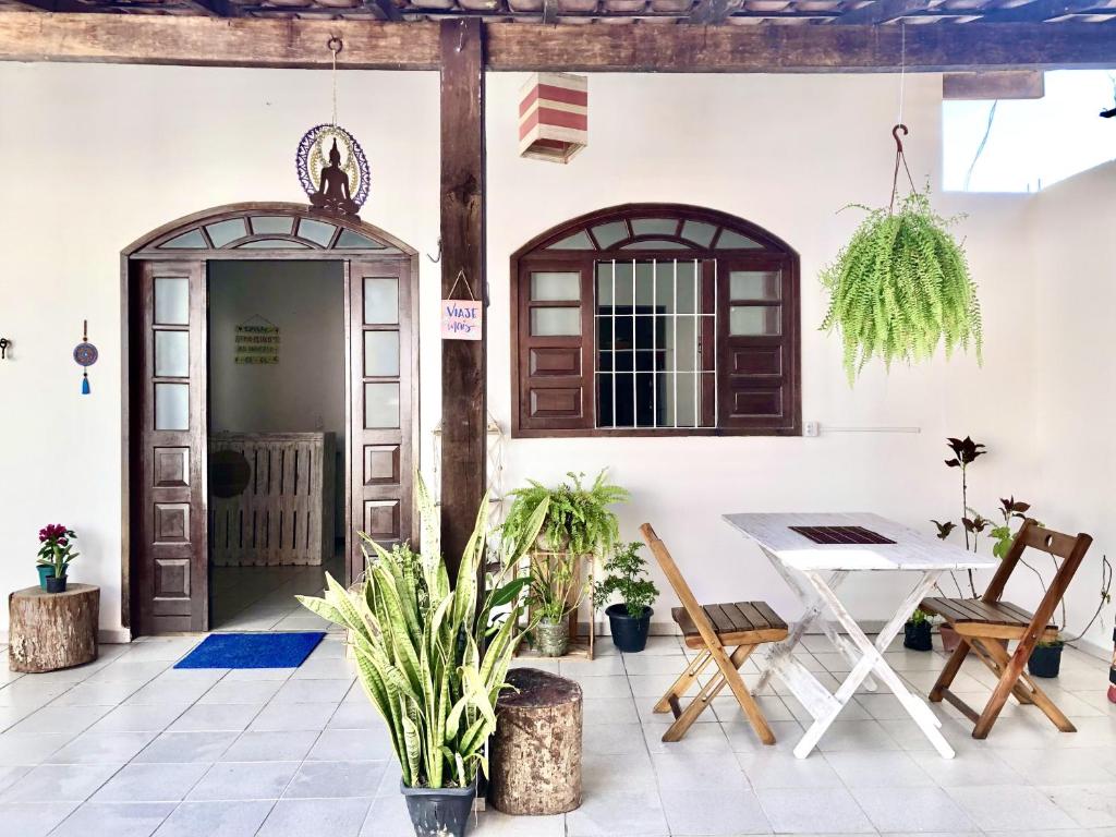 Patio nebo venkovní prostory v ubytování Odoyá Casa Hostel