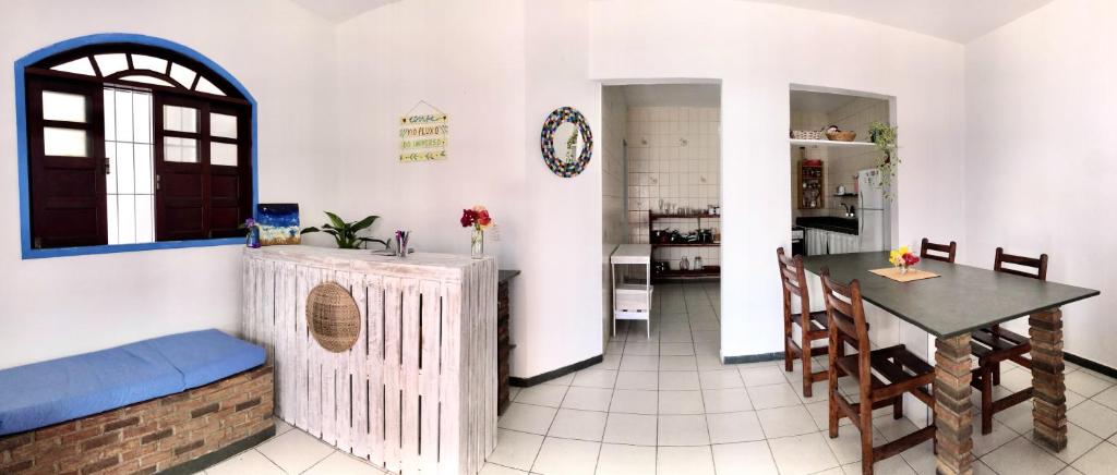Kuchyň nebo kuchyňský kout v ubytování Odoyá Casa Hostel