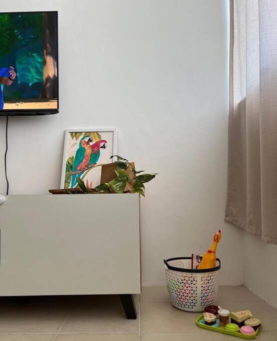 TV a/nebo společenská místnost v ubytování SJ Home