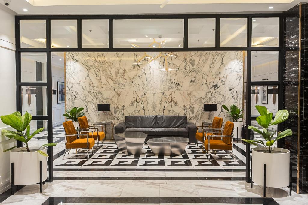 Posezení v ubytování Stonehill Suites