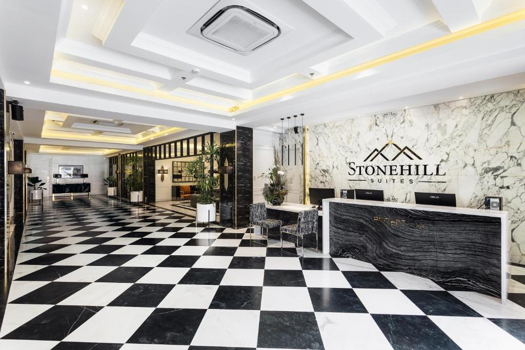 Certifikát, hodnocení, plakát nebo jiný dokument vystavený v ubytování Stonehill Suites