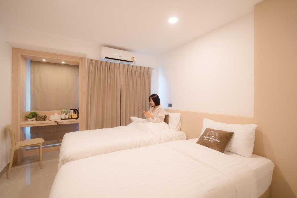 SNOW HOUSE Buriram - Salle Jumelle Avec Balcon