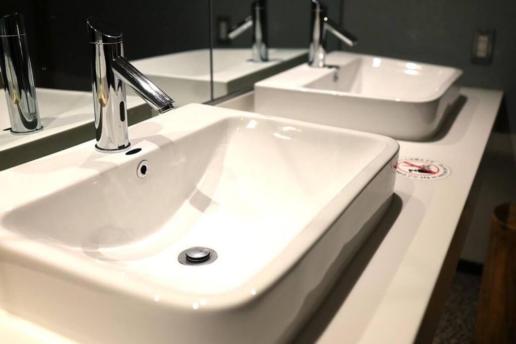 Koupelna v ubytování MolinHotels702 アクティビティを満喫できる札幌定山渓 天然温泉付-1L2Room K-Bed1&W-beds3 8persons