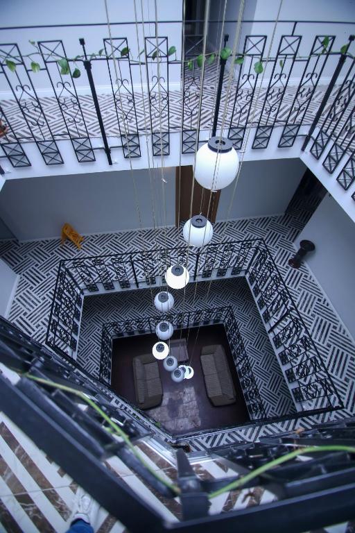 an overhead view of a room with a ceiling at ÇEVİK PALACE HOTEL in Antalya