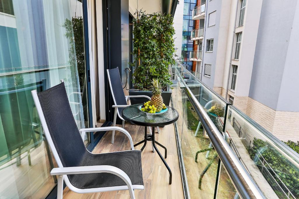 Uma varanda ou terraço em Hotel Fagus by Aycon