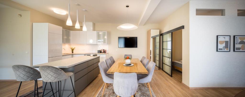 Posteľ alebo postele v izbe v ubytovaní Budapest Harmony Apartments