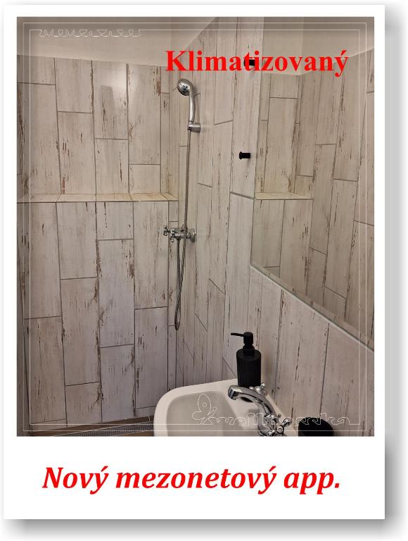 Kúpeľňa v ubytovaní Wellnesska Vyhne