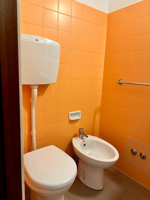 Koupelna v ubytování Hotel Enna Rimini