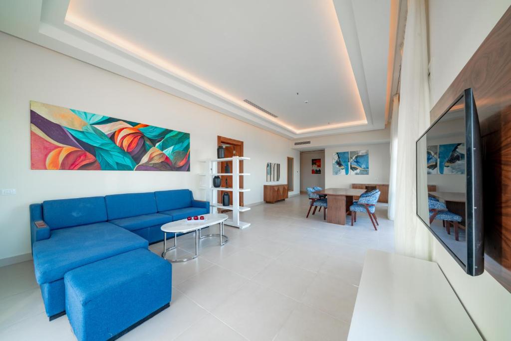 TV a/nebo společenská místnost v ubytování Pickalbatros Vita Resort - Portofino Marsa Alam