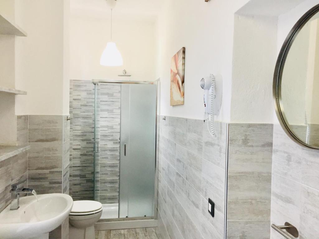 Koupelna v ubytování Villa Scilla e Cariddi