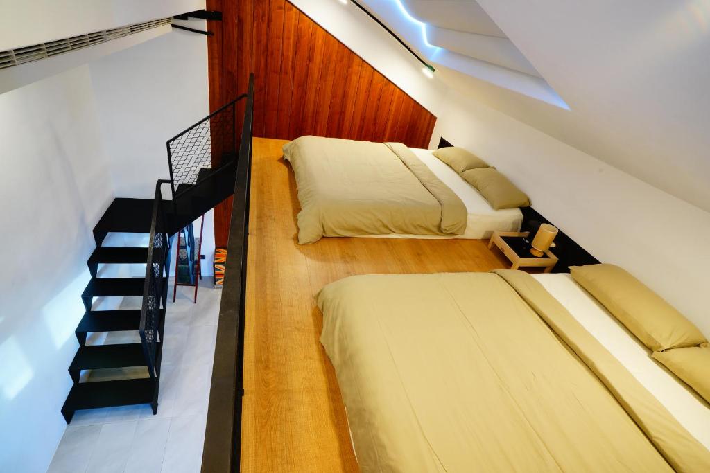Postel nebo postele na pokoji v ubytování Pathway Inn