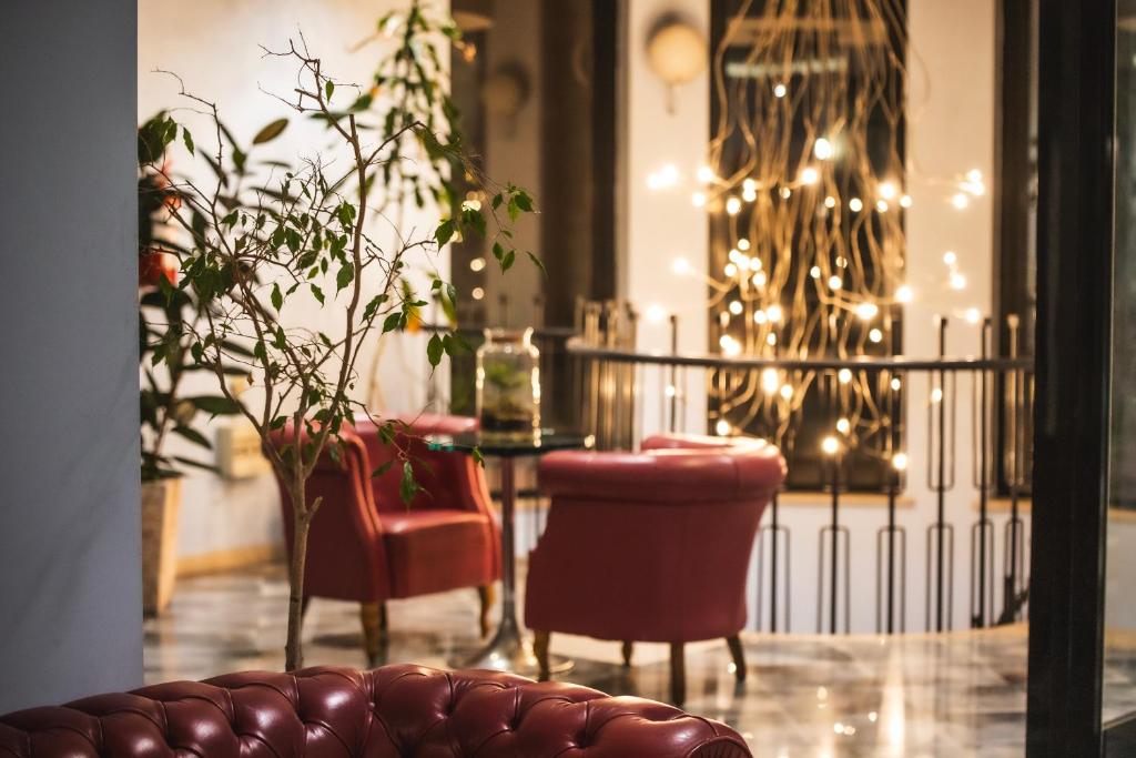 Posezení v ubytování Hotel Michelangelo Palace & SPA
