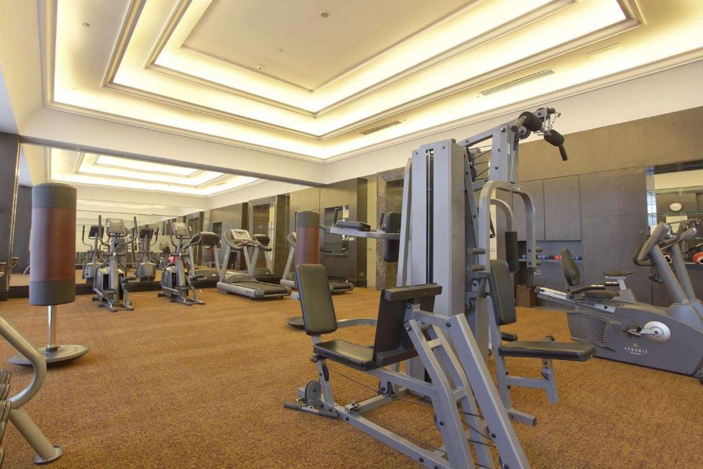 Fitness centrum a/nebo fitness zařízení v ubytování Days Hotel by Wyndham Logan City Huizhou