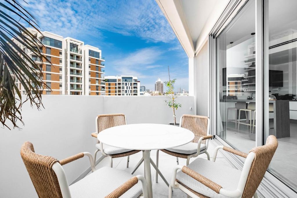Balkón nebo terasa v ubytování KG4 LUX Apartments