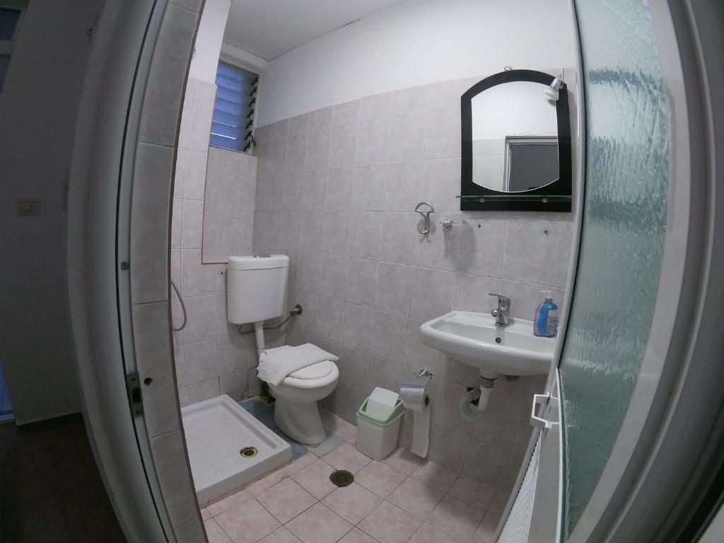 Koupelna v ubytování Hostel Casa Mia SR