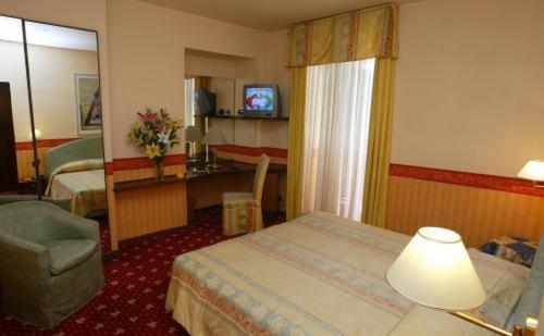 TV a/nebo společenská místnost v ubytování Hotel Due Mondi