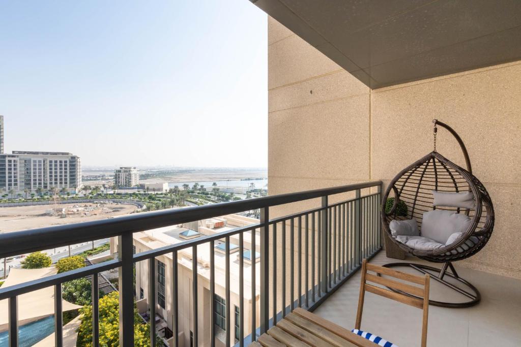 Balkón nebo terasa v ubytování Ultimate Stay / 7 people / Spacious / Dubai Creek with Marina Views