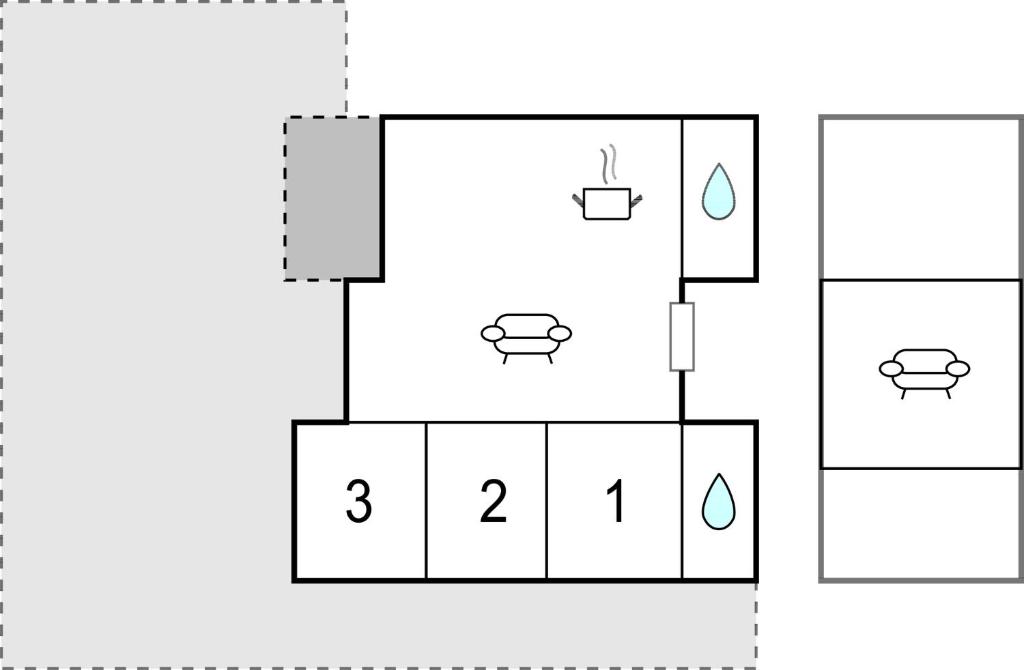 ein Blockdiagramm eines Blockdiagramms in der Unterkunft Lovely Home In Haderslev With Wifi in Haderslev