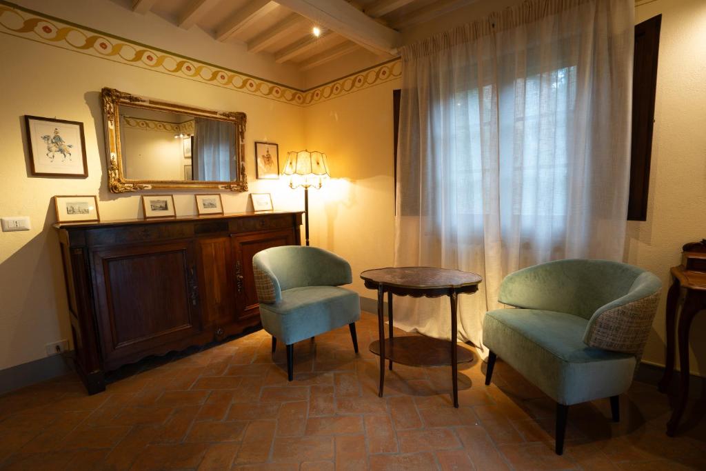 Posezení v ubytování Equo Suites