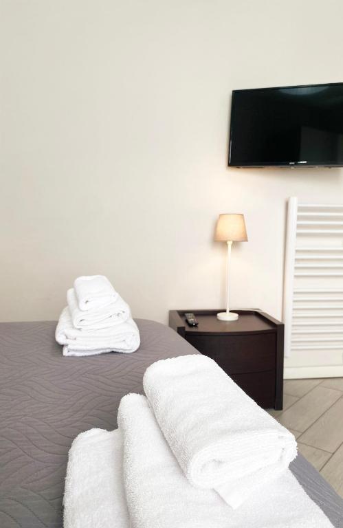 Postel nebo postele na pokoji v ubytování EASYROOMS ONE