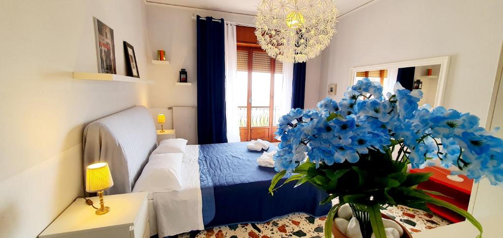 A bed or beds in a room at Casa Al Castello