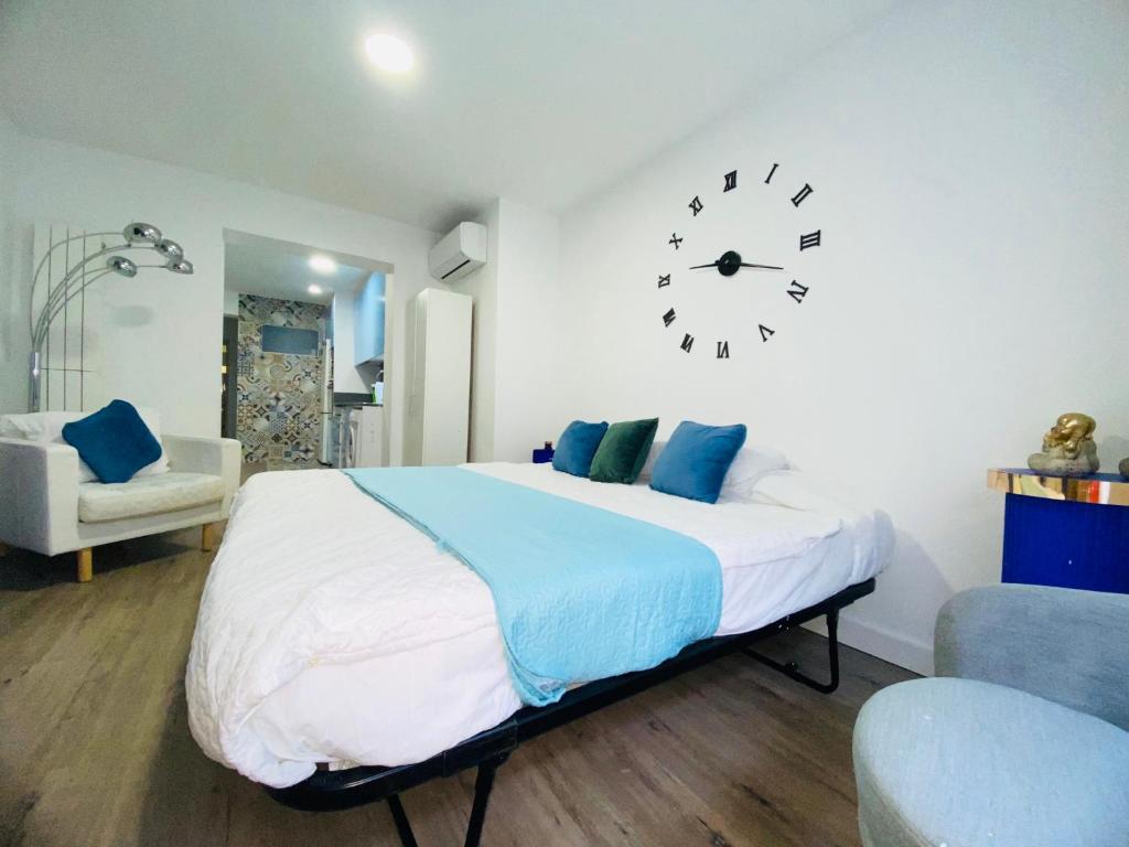 Ένα ή περισσότερα κρεβάτια σε δωμάτιο στο Apartamento delux ll