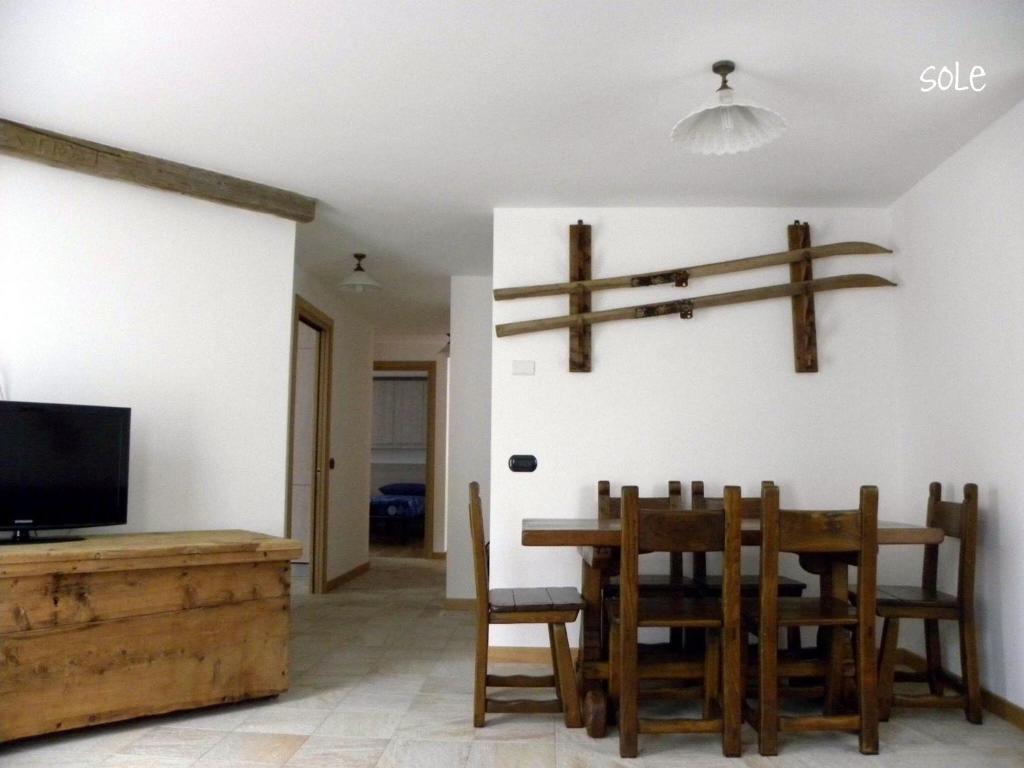 TV a/nebo společenská místnost v ubytování Casa Betty
