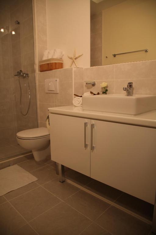 Koupelna v ubytování Bed&Breakfast kod Smilje