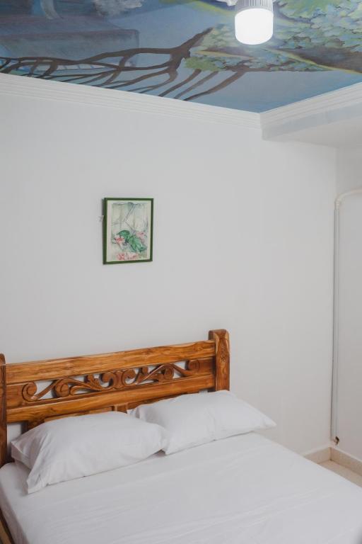 Cama o camas de una habitación en HOSTAL CASA TIO POLI