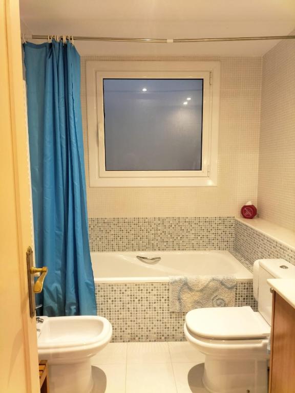 Un baño de La Quiniela