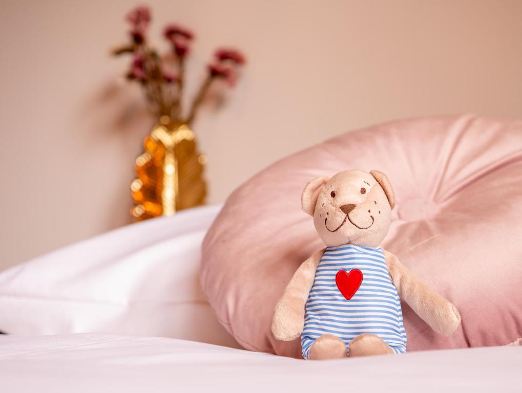 Postel nebo postele na pokoji v ubytování Hotel Bom