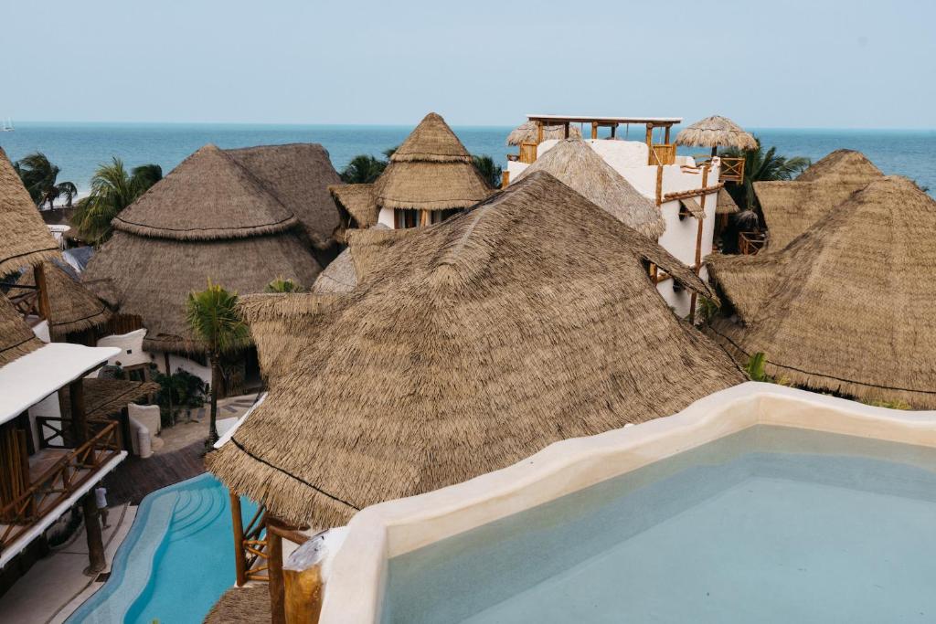 Bazén v ubytování Casa Las Tortugas Petit Beach Hotel & Spa nebo v jeho okolí