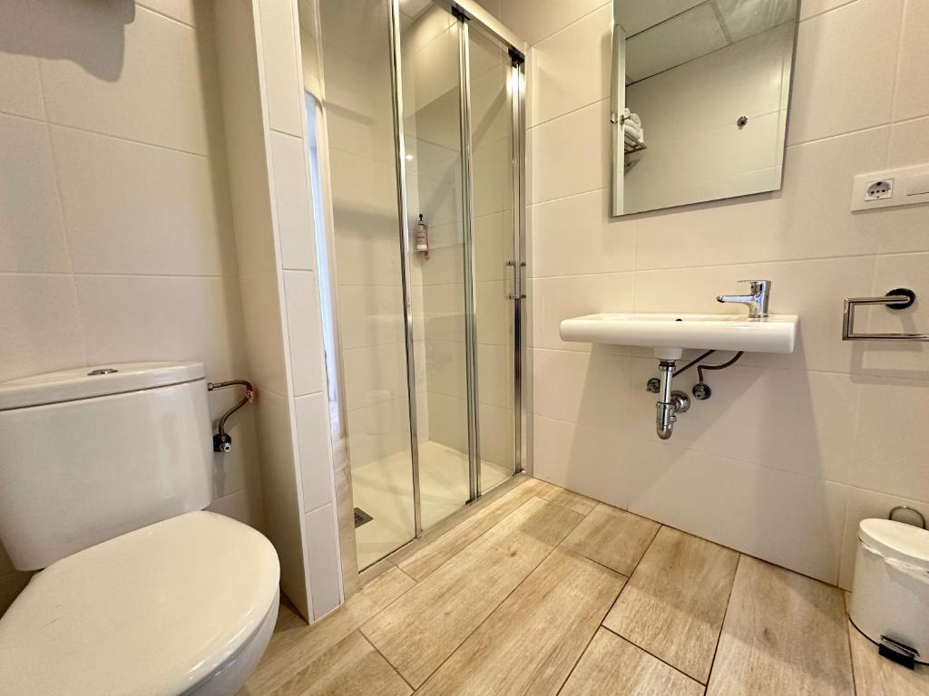 Koupelna v ubytování Agi Gloria Rooms