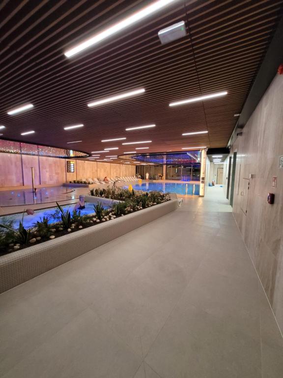 Bazén v ubytování Wave Resort&SPA - Blue Shell Apartment nebo v jeho okolí