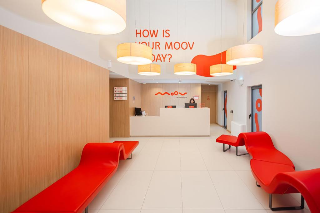 Posezení v ubytování Moov Hotel Porto Norte