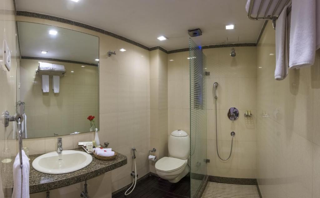 Koupelna v ubytování Hotel Casa Fortuna