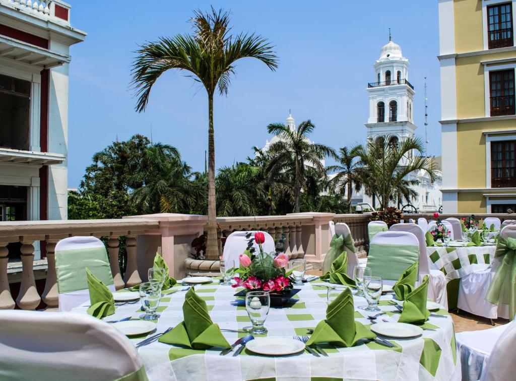 Restaurace v ubytování Hotel Veracruz Centro Histórico