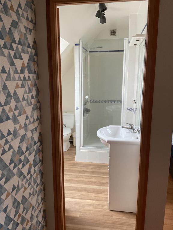 Kúpeľňa v ubytovaní Gite " La petite maison"