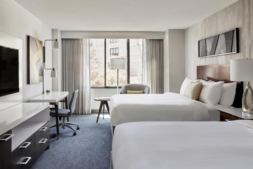 San Francisco Marriott Fisherman's Wharf - King Room Mit Innenhofblick