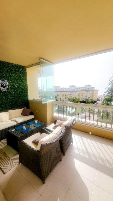 Balkón nebo terasa v ubytování Luxury Apartamentos Jardin Botanico