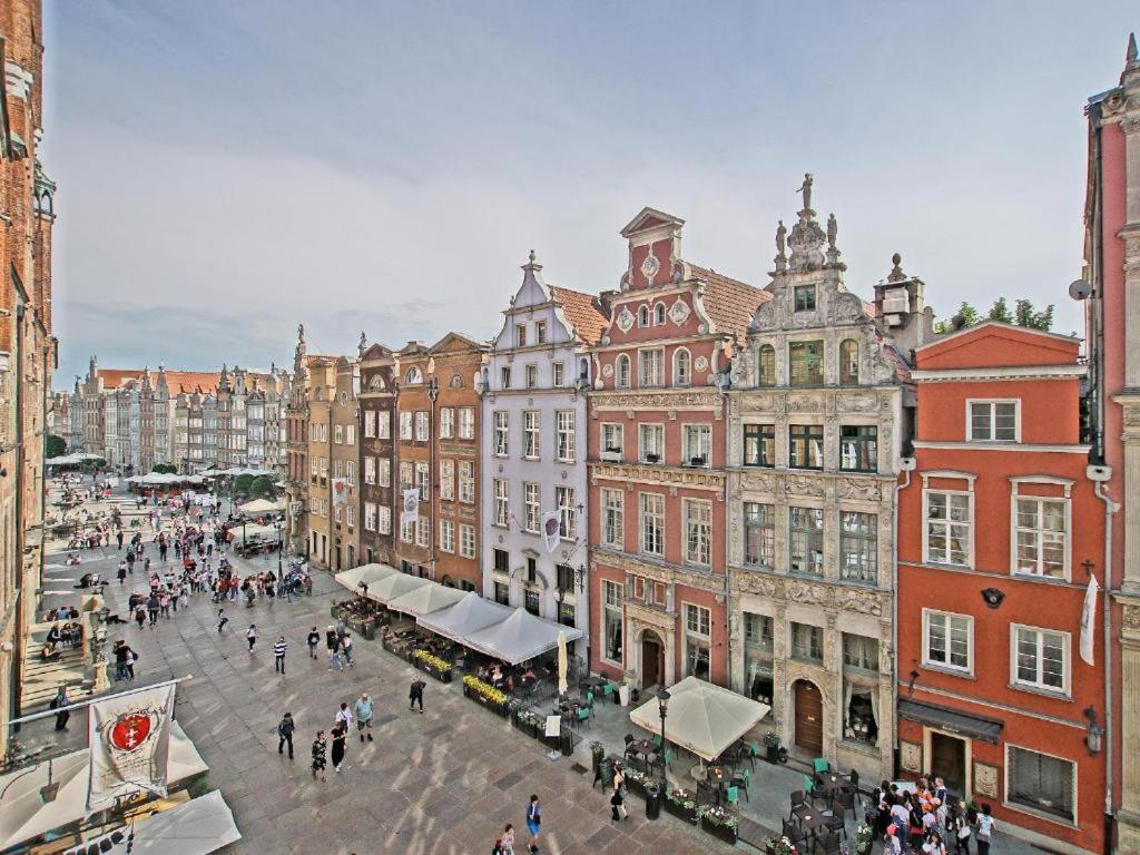 Výhľad na mesto Gdansk alebo výhľad na mesto priamo z apartmánu