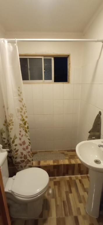 Kylpyhuone majoituspaikassa casona Miraflores