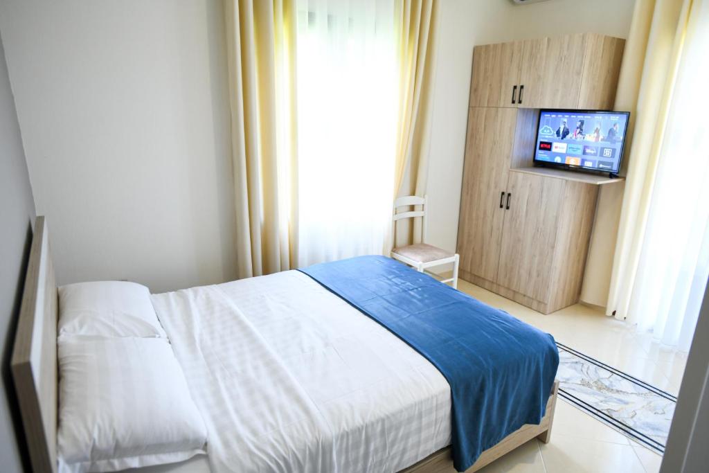 Postel nebo postele na pokoji v ubytování Villa Solitude