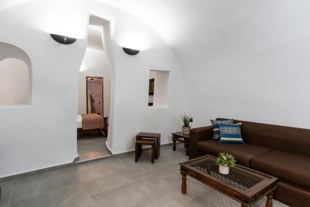 Posezení v ubytování Enalion Suites