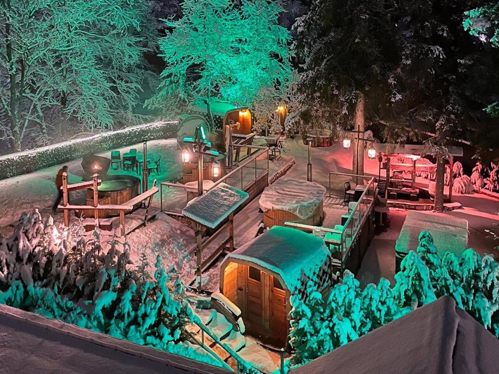 Garden Wellness Hotel S v zimě