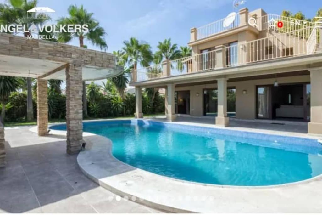 Casa Farah Villa Marbella Golden Mile Coral Beach behind ALDI